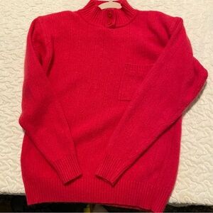 Hastings and Smith womens sweater 70% lambs wool 20% angora Size M pink G office